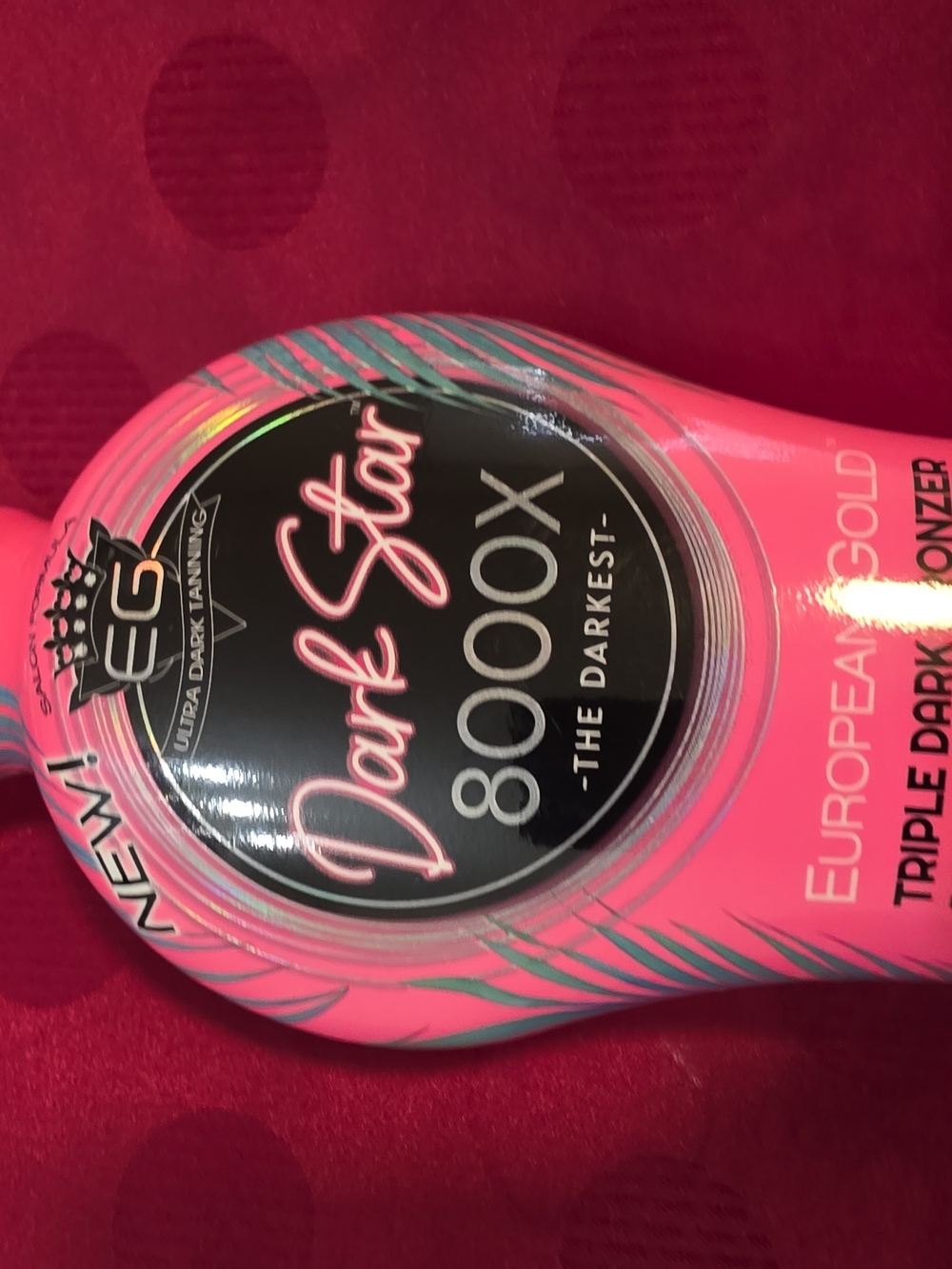 Dark Star 80000X Ultra Dark Tanning Lotion - Pink
